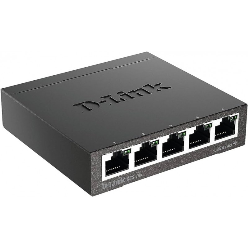ᐅ Switch Ethernet 5 puertos 10/100/1000Mbps Plug&Play no administrado de  Dlink, Switches en Gestión de Compras Empresariales S.A.S.