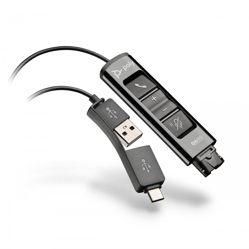 ᐅ Cable POLY HP DA85 para auriculares USB-C macho a Desconexión rápida  macho de Poly, Diademas en Gestión de Compras Empresariales S.A.S.