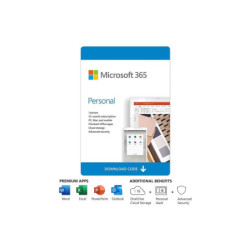 Suscripción Microsoft 365 Personal 1 usuario 1 año ESD