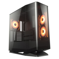 Chasis FV270 RGB Negro con Vidrio Templado Panorámico