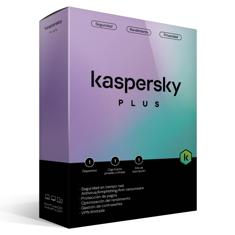 Kaspersky PLUS Renovación para 1... Kaspersky PLUS Renovación para 1...