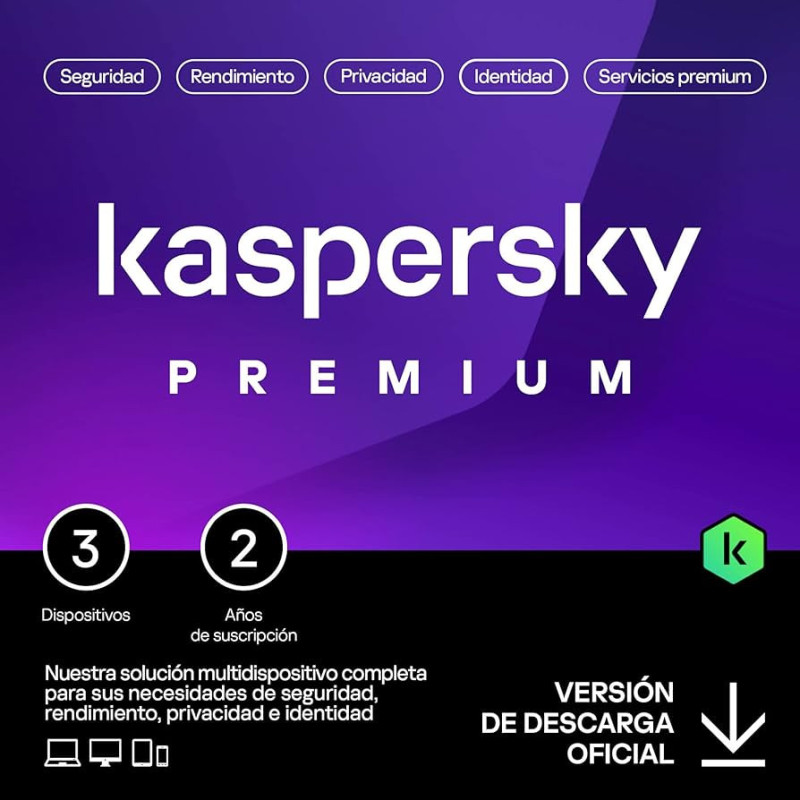 Kaspersky PREMIUM: Protección para 3... Kaspersky PREMIUM: Protección para 3...