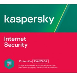 Kaspersky Internet Security | 1 a 10 dispositivos | 1 a 3 años Kaspersky Internet Security | 1 a 10 dispositivos | 1 a 3 años