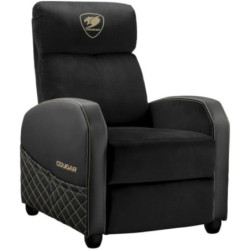 Sofá Ranger Elite Gold Negro Dorado - Tapicería de Terciopelo