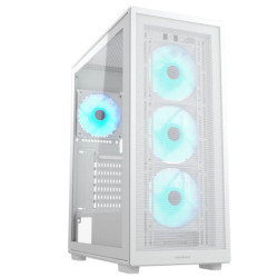 Chasis MX220 RGB Blanca - Eficiencia y Estilo en Mid Tower