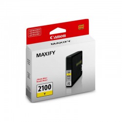 Cartucho de Tinta Pigmentada Amarilla Canon PGI-2100 Y - 1 Unidad 2