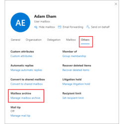 Archivo en línea Exchange...