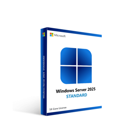 Windows Server 2025 Standard – Licencia de Servidor con 16 Núcleos