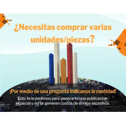 Teclado LED vertical de 6...