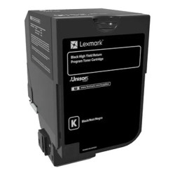 Cartucho de tóner Genuine Lexmark 74C4HK0, negro, 20000 páginas