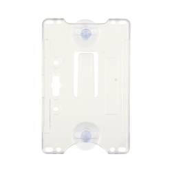 Porta tarjeta transparente...