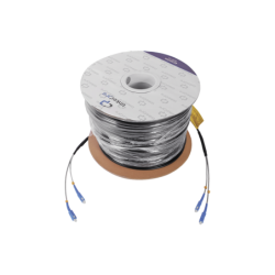 Carrete de Fibra Óptica Monomodo LC-LC 300m
