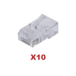 Kit de 10 Plugs RJ45 para...