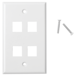 Placa de Pared de 4 Puertos...