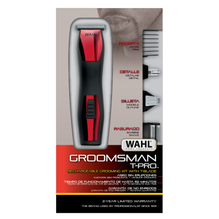 Maquina Patillera Wahl 9892-008 Recargable para un Afeitado Perfecto