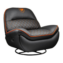 Sofa Overlord Todo en Uno: Reclinable y Giratorio con Cuero Sintético PVC