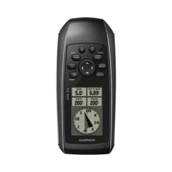 GPS portátil GPSMAP 73 con pantalla en banco y negro, mil puntos de almacenamiento interno, sumergible y flotante. GPS portátil GPSMAP 73 con pantalla en banco y negro, mil puntos de almacenamiento interno, sumergible y flotante.