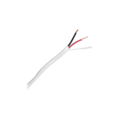 Bobina de 305 metros de cable 18 AWG, Uso INTEMPERIE 2 conductores, tipo CM-CL2, de color blanco para aplicaciones en Alarmas de Bobina de 305 metros de cable 18 AWG, Uso INTEMPERIE 2 conductores, tipo CM-CL2, de color blanco para aplicaciones en Alarmas de