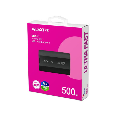 ADATA SD810 500GB SSD Externa Ultra Rápida USB 3.2 Tipo C