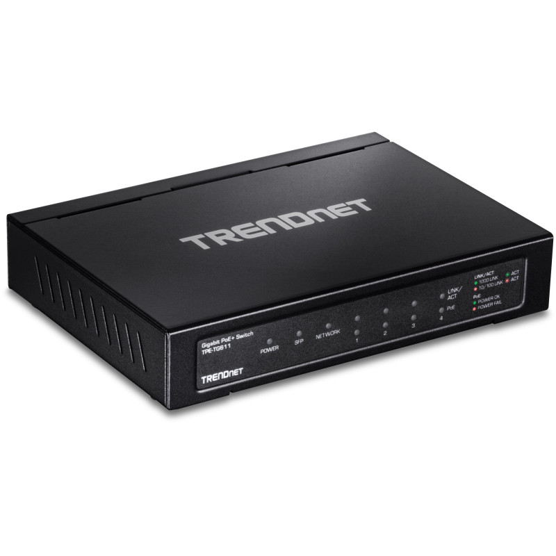 Switch Gigabit PoE+ de 6 Puertos con... Switch Gigabit PoE+ de 6 Puertos con...