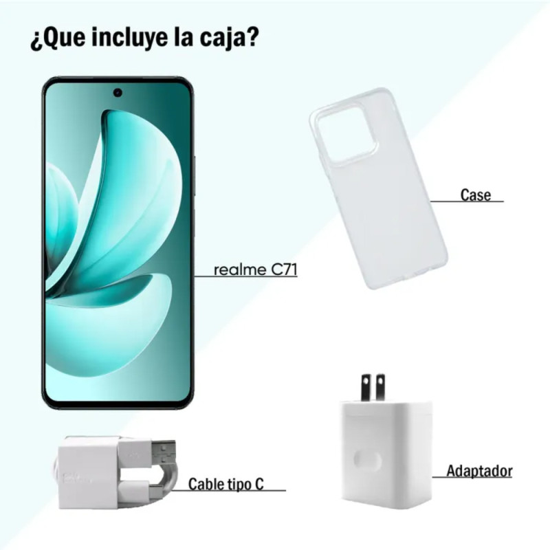 Realme C71 Verde 256GB + 4GB RAM -... Realme C71 Verde 256GB + 4GB RAM -...