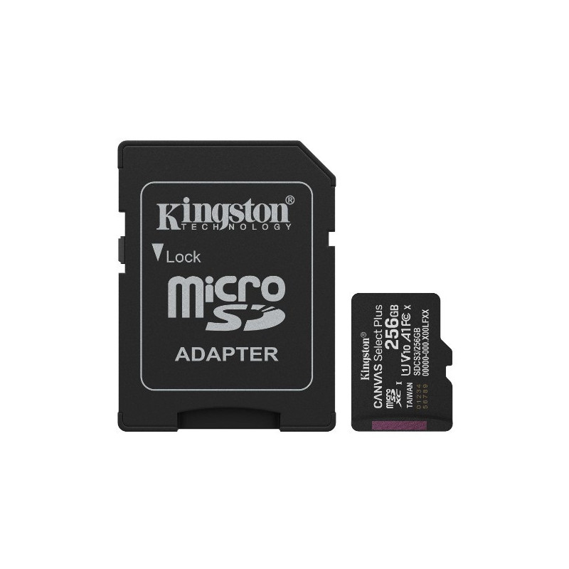 Tarjeta Micro SD Kingston SDCS3/256GB... Tarjeta Micro SD Kingston SDCS3/256GB...