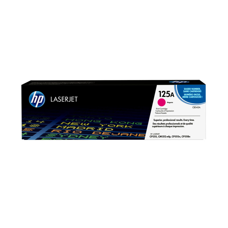 Tóner HP 125A Magenta CB543A - 1400... Tóner HP 125A Magenta CB543A - 1400...