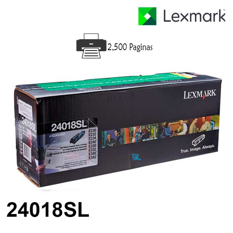 Lexmark EcoTóner 24018SL - Cartucho... Lexmark EcoTóner 24018SL - Cartucho...