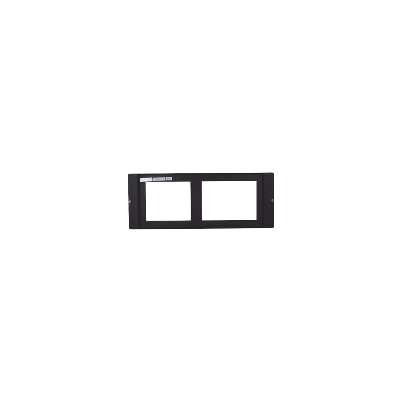 Placa de 1 Fila para DVC Color Negro Placa de 1 Fila para DVC Color Negro