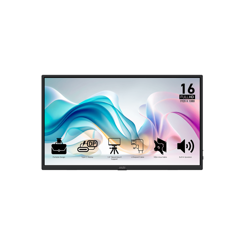 MSI Monitor Portátil PRO MP165E6... MSI Monitor Portátil PRO MP165E6...