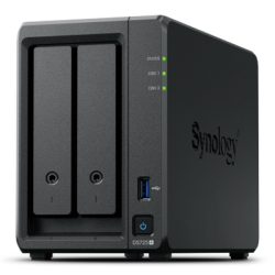 Servidor NAS DS725+ de 2 Bahías Expandible a 7 - Hasta 126TB con Servicio Nube y Administración Remota