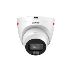 Cámara IP Domo 4MP Dahua WizSense con WizColor y Micrófono Integrado