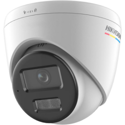 Cámara IP Turret 2MP con Lente 2.8mm, Dual Light ColorVu 3.0 y Micrófono Integrado DS-2CD1327G3-LIU