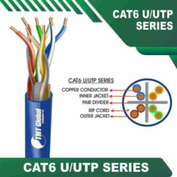 Cable UTP Cat6 4 pares 305m...