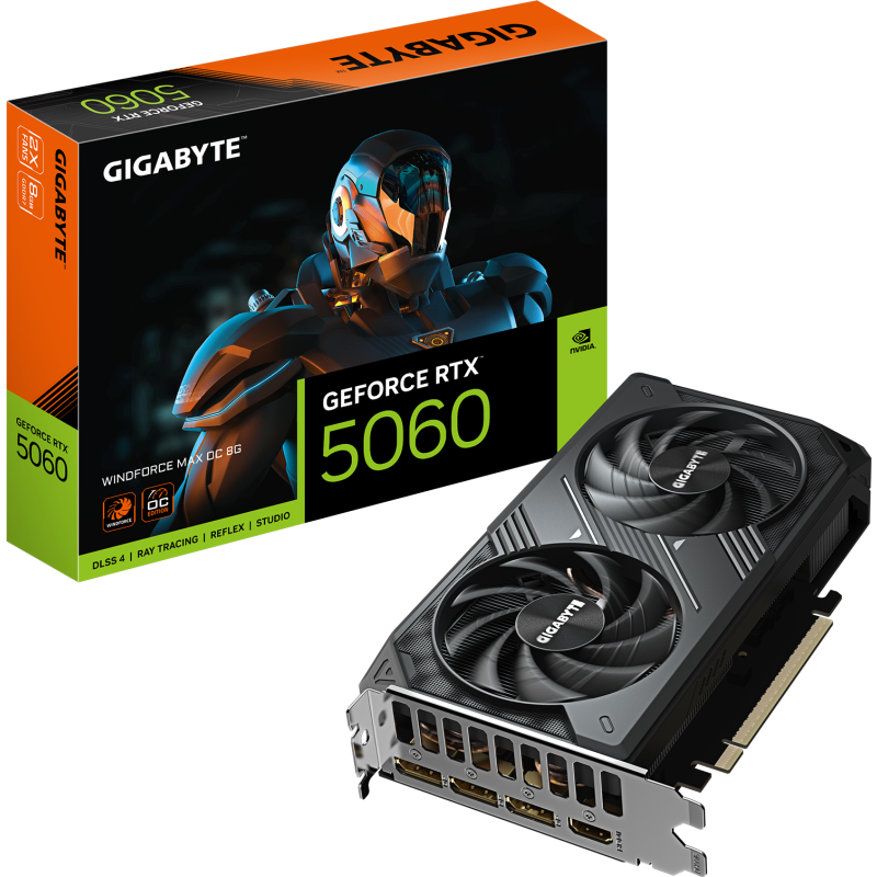 Gigabyte RTX 5060 Windforce 2 Max 8GB... Gigabyte RTX 5060 Windforce 2 Max 8GB...
