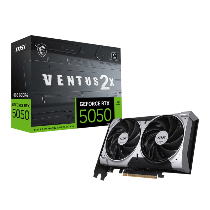 Tarjeta Gráfica RTX 5050 VENTUS 2X... Tarjeta Gráfica RTX 5050 VENTUS 2X...
