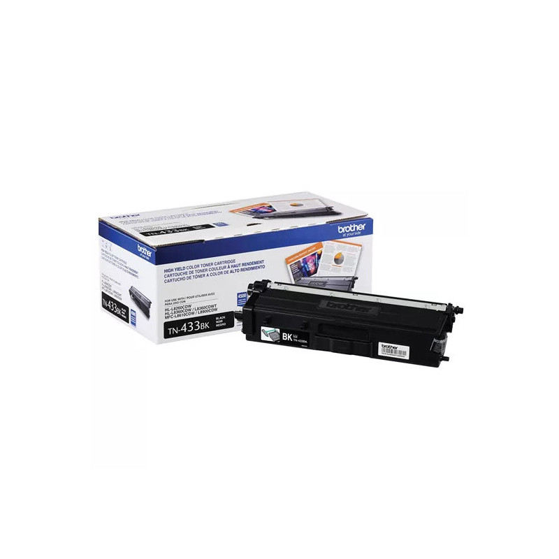 Tóner TN433BK Negro de Alta Capacidad... Tóner TN433BK Negro de Alta Capacidad...