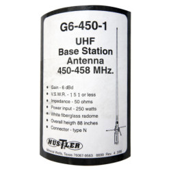 Antena Base UHF de Fibra de...