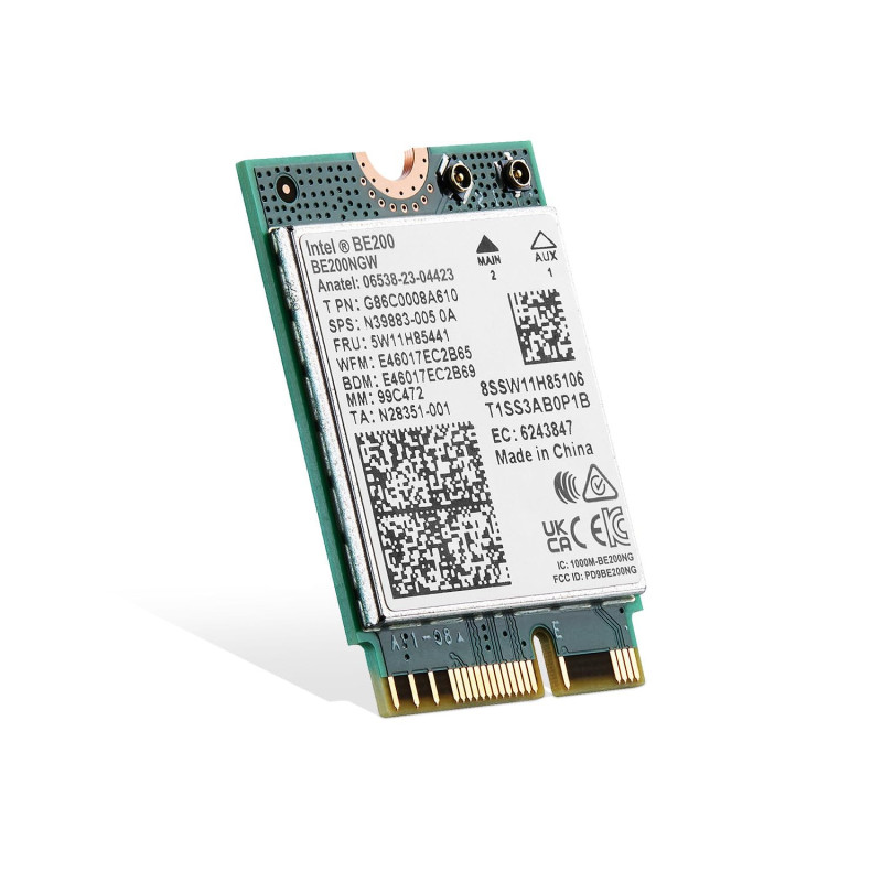 Tarjeta WiFi M.2 2230 Intel BE200NGW... Tarjeta WiFi M.2 2230 Intel BE200NGW...