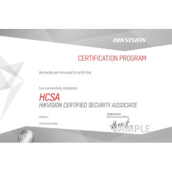 Certificación HIKVISION...