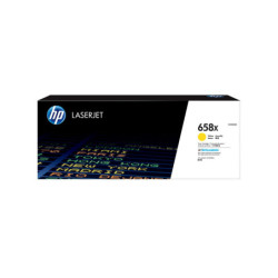 HP 658X Cartucho de Tóner Amarillo Original LaserJet - Alto Rendimiento