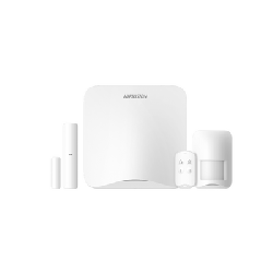 Kit de Panel de Alarma Inalámbrico 16 Zonas con Conexión 3G/4G e Incluye Panel, Sensor PIR, Magnético y Llavero