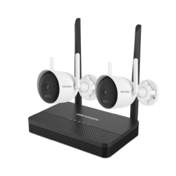 KIT 2 Cámaras Bala 2MP con Grabadora Wi-Fi y Almacenamiento hasta 512GB