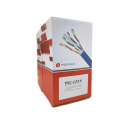 Bobina Cable UTP Cat6 4 Pares 305m 100% Cobre Azul 24 AWG Interior