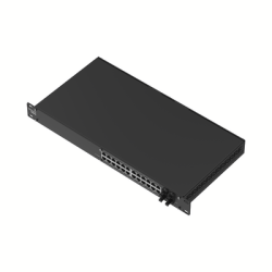 Switch Industrial Gestionado L2+ 24 Puertos Gigabit PoE+ con 4 Puertos SFP y Presupuesto PoE 300W - Rack 19" IP30