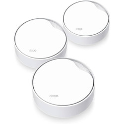 TP-Link DECO X50-PoE3-PACK Blanco Interno Sistema de malla 600 m Doble banda 24 GHz  5 GHz Wi-Fi 6 80211ax