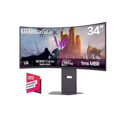 LG UltraWide 34\" Monitor Full HD con Panel VA, 165Hz, 1ms