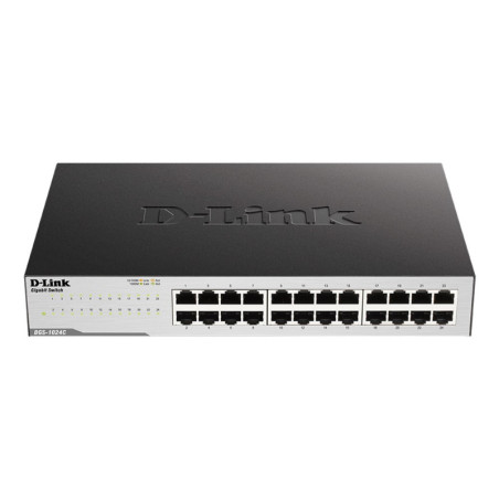 Switch Gigabit No Gestionado DGS-1024D de 24 Puertos