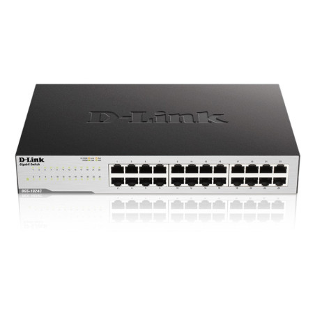 Switch Gigabit No Gestionado DGS-1024D de 24 Puertos