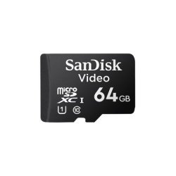 MicroSD Sandisk Ultra 64GB SDXC UHS-I Clase 10 Optimizada para Videovigilancia